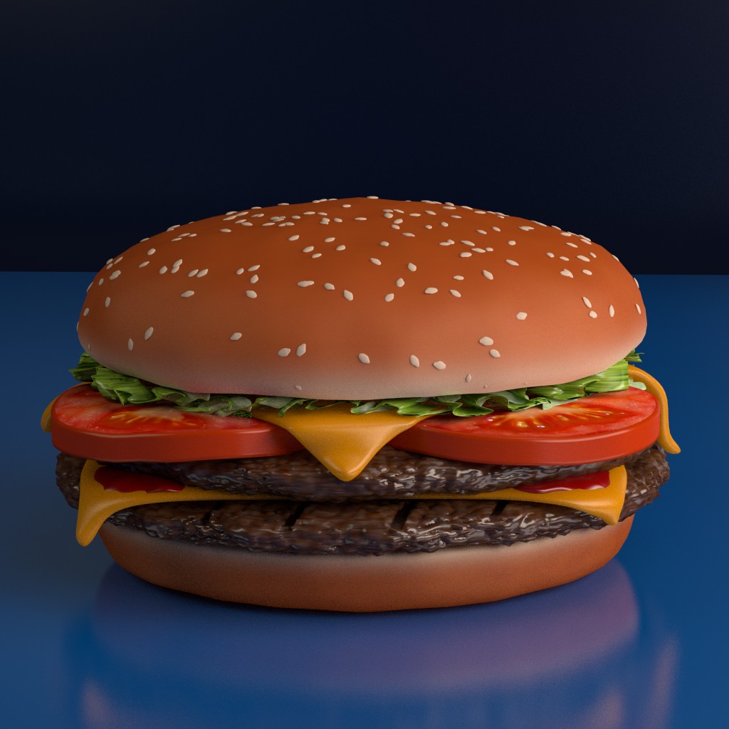 Cycles Fast Food Double Cheeseburger preview image 1